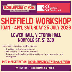 Sheffield Workshop Saturday 25 July 2026